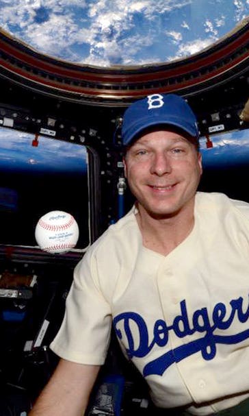Astronaut helps celebrate Jackie Robinson Day on space station